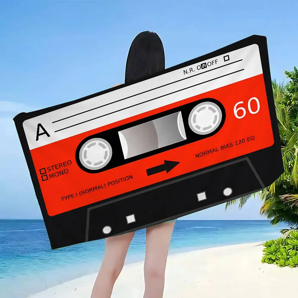 Retro Cassette Music Tape Beach Towel Colorful Bath Towels For Girl Microfiber Quick Dry Custom Sand Free Beach Yoga Spa Gym
Retro Cassette Music Tape Beach Towel Colorful Bath Towels For Girl Microfiber Quick Dry Custom Sand Free Beach Yoga Spa Gym