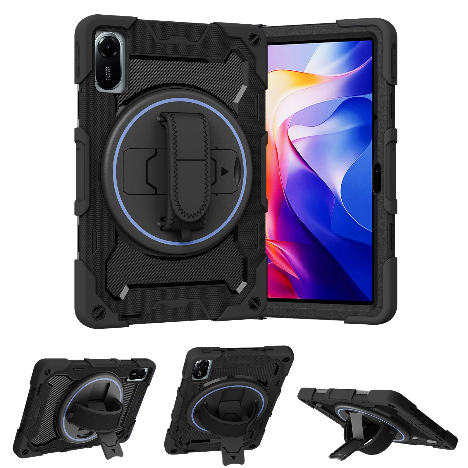 360 Rotating Armor Case For Xiaomi Redmi Pad 2 2025 11.0" Model 25040RP0AG,25040RP0AI Heavy Duty Kickstand Cover With Hand Strap
360 Rotating Armor Case For Xiaomi Redmi Pad 2 2025 11.0" Model 25040RP0AG,25040RP0AI Heavy Duty Kickstand Cover With Hand Strap