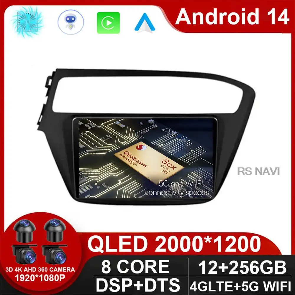 Android 14 Wireless Carplay&Auto Car Radio For Hyundai I20 2017 2018 2019 Multimedia Video Player GPS Navigation WIFI+4G Stereo
Android 14 Wireless Carplay&Auto Car Radio For Hyundai I20 2017 2018 2019 Multimedia Video Player GPS Navigation WIFI+4G Stereo