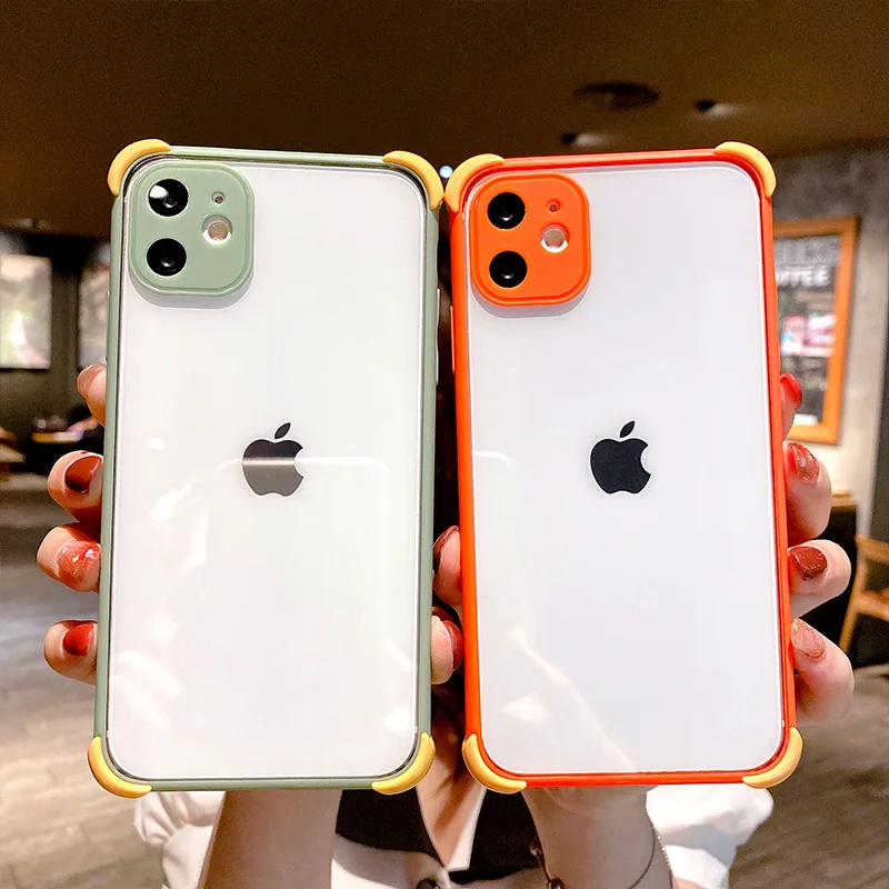 10pcs Candy Color Shockproof Clear Silicone Case For iPhone 12 11 Pro MAX X XR XS Mini 6 7 8 Plus SE 2020 Transparent Back Cover
10pcs Candy Color Shockproof Clear Silicone Case For iPhone 12 11 Pro MAX X XR XS Mini 6 7 8 Plus SE 2020 Transparent Back Cover