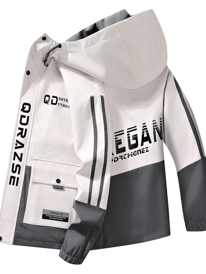 Мужская свободная куртка на молнии из дышащего полиэстера для весны и осени, повседневная, в корейском стиле, для работы и учебы, молодежная, с длинными рукавами
Мужская свободная куртка на молнии из дышащего полиэстера для весны и осени, повседневная, в корейском стиле, для работы и учебы, молодежная, с длинными рукавами