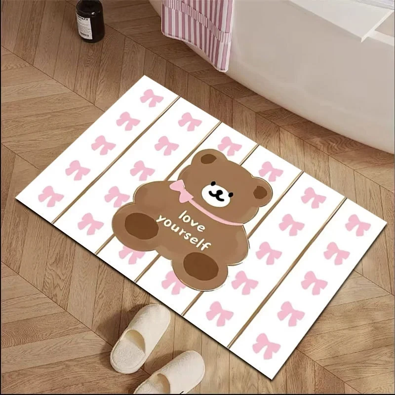 Свежий синий входная дверь, милый ковер с бантом и медведем для гостиной, спальни, кухни, противоскользящий ковер, украшение для дома
Свежий синий входная дверь, милый ковер с бантом и медведем для гостиной, спальни, кухни, противоскользящий ковер, украшение для дома