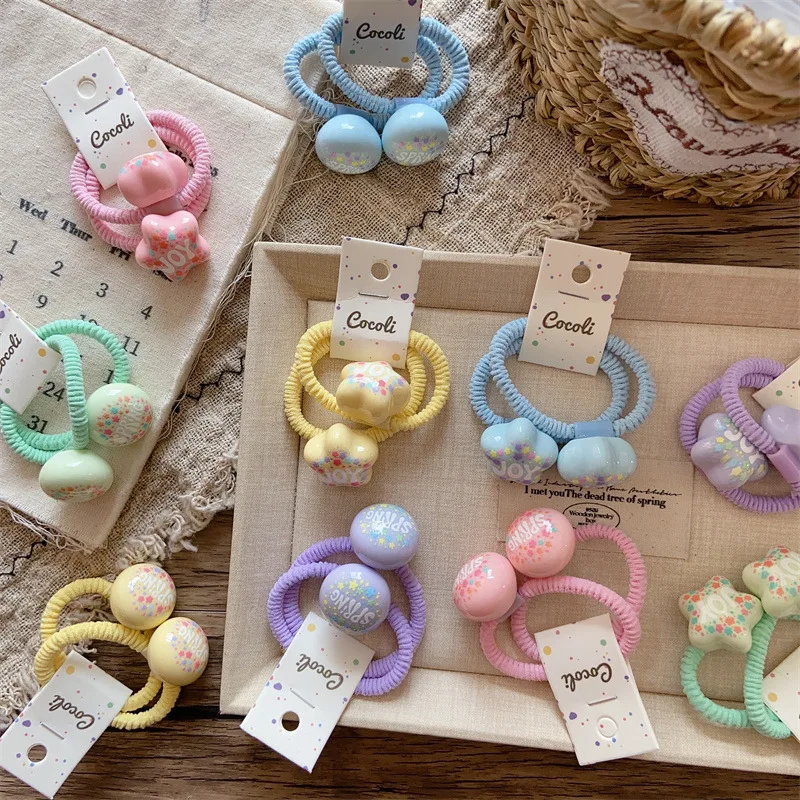 Kids Resin Printed Geometric Star Round Hair Tie Scrunchie Cute Elastic Ponytail Holder for Girls Lightweight Premium Colorful
Kids Resin Printed Geometric Star Round Hair Tie Scrunchie Cute Elastic Ponytail Holder for Girls Lightweight Premium Colorful