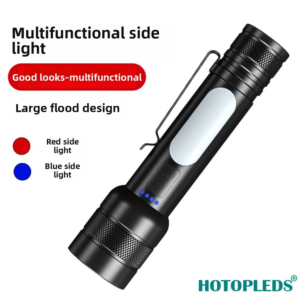COB lithium battery emergency light outdoor convenient multi-function zoom flashlight remote LED strong light flashlight
COB lithium battery emergency light outdoor convenient multi-function zoom flashlight remote LED strong light flashlight