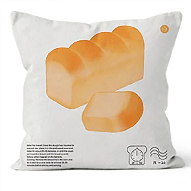 Creative Bread Pattern Throw Pillow Cover, Food-inspired Cushion Case for Home Decor
Creative Bread Pattern Throw Pillow Cover, Food-inspired Cushion Case for Home Decor