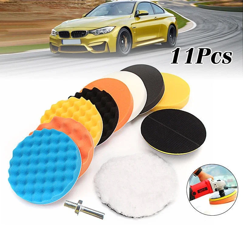 11 шт./лот, 3-дюймовая губка для мойки автомобиля, полировальные подушечки для вощения, комплект полировальных подушечек, адаптер для дрели, автомойка, автодетейлинг, чистка 
11 шт./лот, 3-дюймовая губка для мойки автомобиля, полировальные подушечки для вощения, комплект полировальных подушечек, адаптер для дрели, автомойка, автодетейлинг, чистка