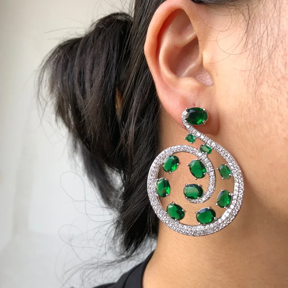 Missvikki Luxury Charm Round Pendant Earrings Women's Wedding Banquet Daily Anniversary Jewelry Accessories High-quality
Missvikki Luxury Charm Round Pendant Earrings Women's Wedding Banquet Daily Anniversary Jewelry Accessories High-quality