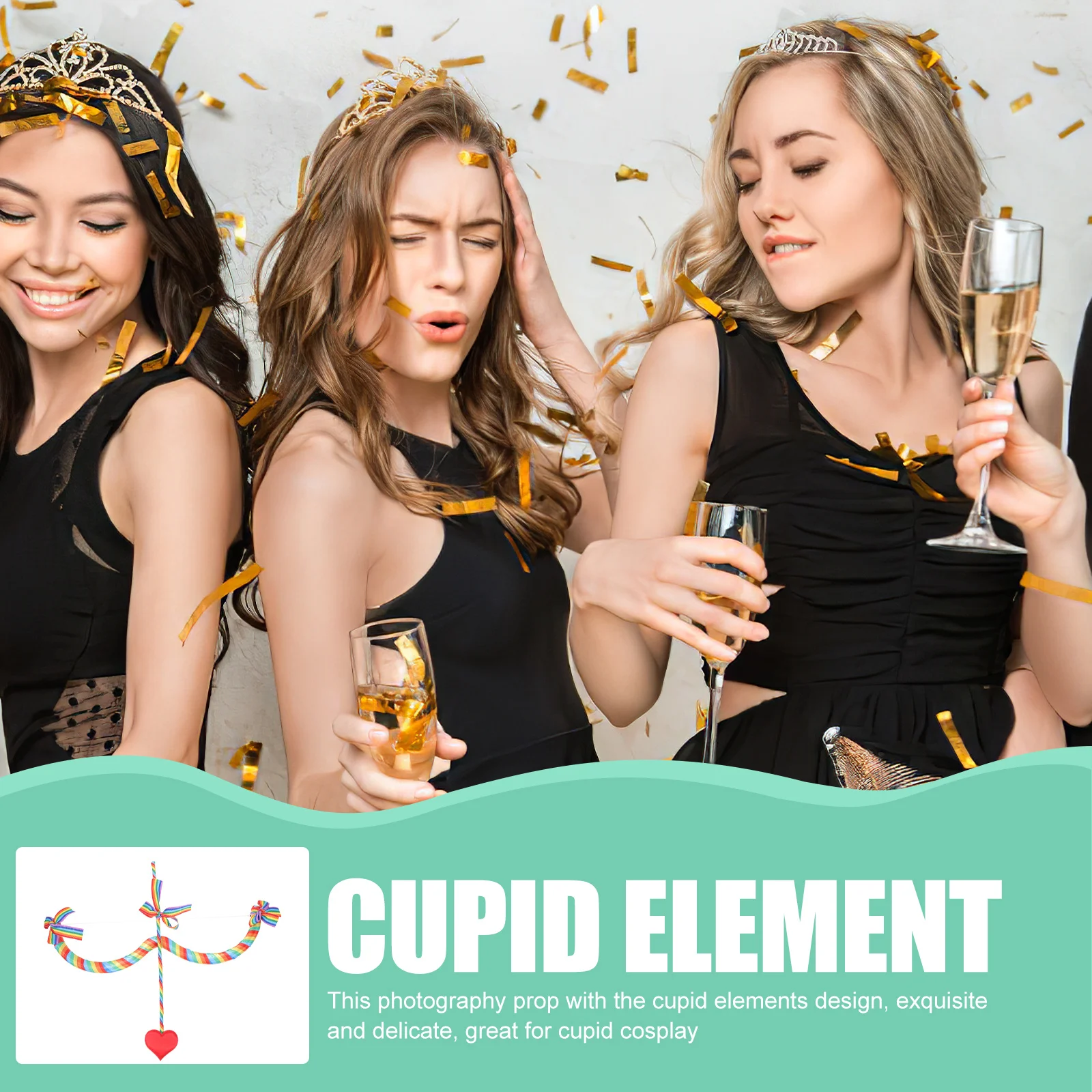 1 set 1 Set Bow Arrow Prop Cupid Costume Accessory Valentine Decorative Fairy Stick Cosplay Props
1 set 1 Set Bow Arrow Prop Cupid Costume Accessory Valentine Decorative Fairy Stick Cosplay Props