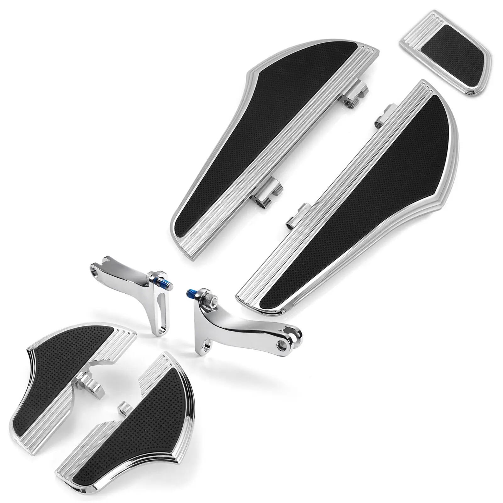 For Davidson Road king Touring Electra Street Glide FLHX FLHT 1980-up Chromed Defiance Driver Passenger
For Davidson Road king Touring Electra Street Glide FLHX FLHT 1980-up Chromed Defiance Driver Passenger