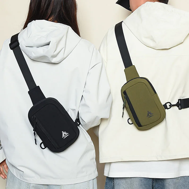 Men's Chest Bag Nylon Small Casual Unisex Shoulder Messenger Bag Waterproof Outdoor Sport Running Cycling Travel Phone Pouch Bag
Men's Chest Bag Nylon Small Casual Unisex Shoulder Messenger Bag Waterproof Outdoor Sport Running Cycling Travel Phone Pouch Bag