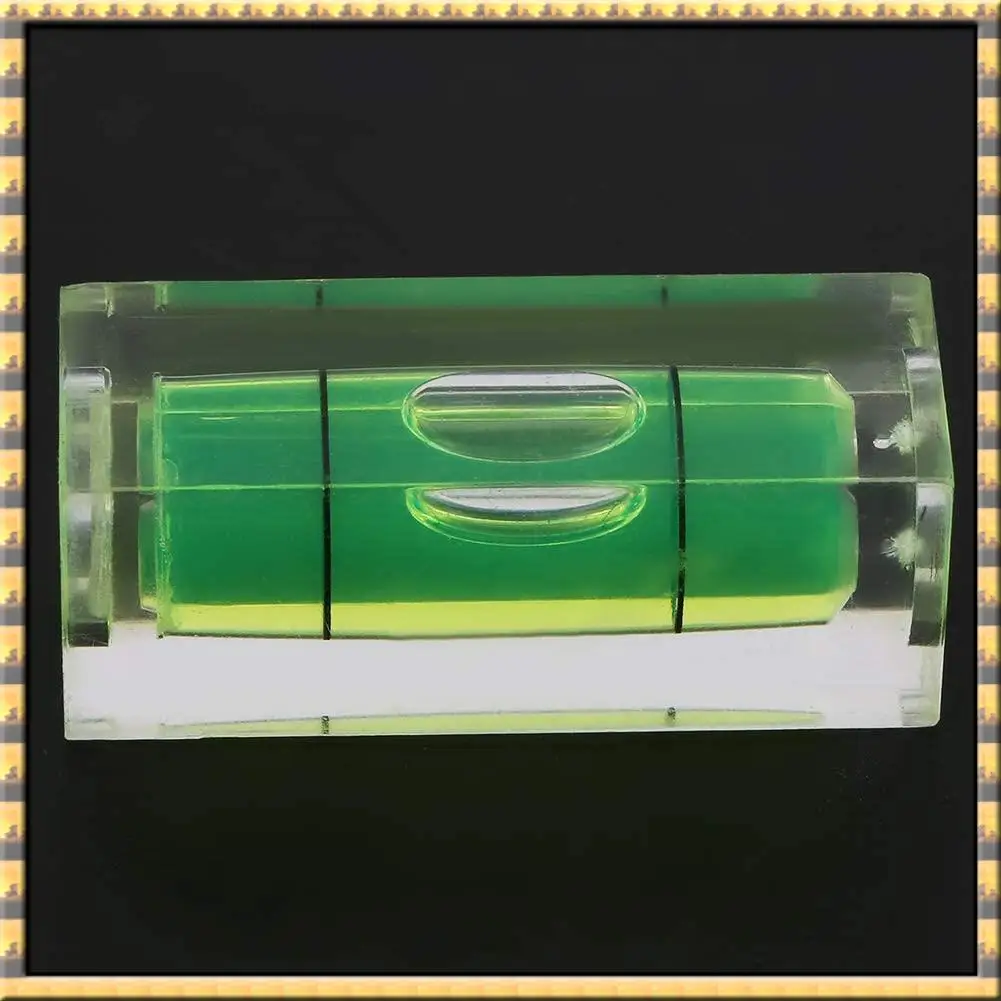 AT03 Top 5 Rectangular Horizontal Bubble Column Level Meters, Measuring Level Tool Balancer 10X10x29mm