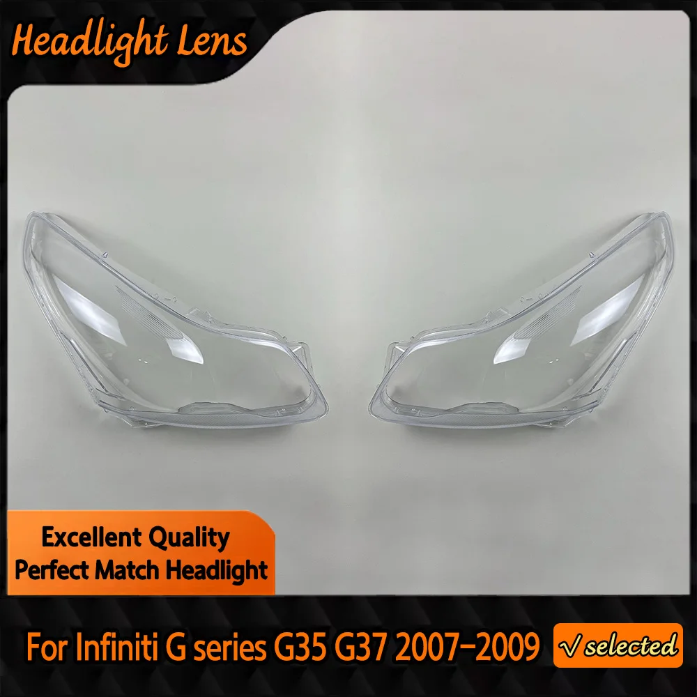 For Infiniti G series G35 G37 2007 2008 2009 Auto Car Front Headlight Glass Headlamp Transparent Lampshade Lamp Shell Lens Cover
For Infiniti G series G35 G37 2007 2008 2009 Auto Car Front Headlight Glass Headlamp Transparent Lampshade Lamp Shell Lens Cover