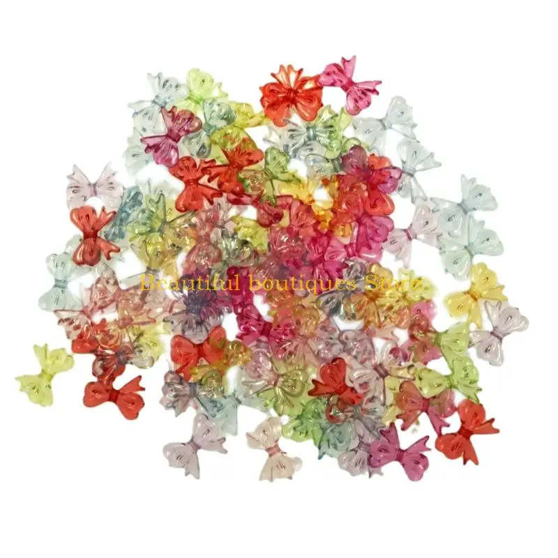 U4LF Pack Of 100 Lightweight Bowknot Beads Accessory For Various Handcraft Activities
U4LF Pack Of 100 Lightweight Bowknot Beads Accessory For Various Handcraft Activities