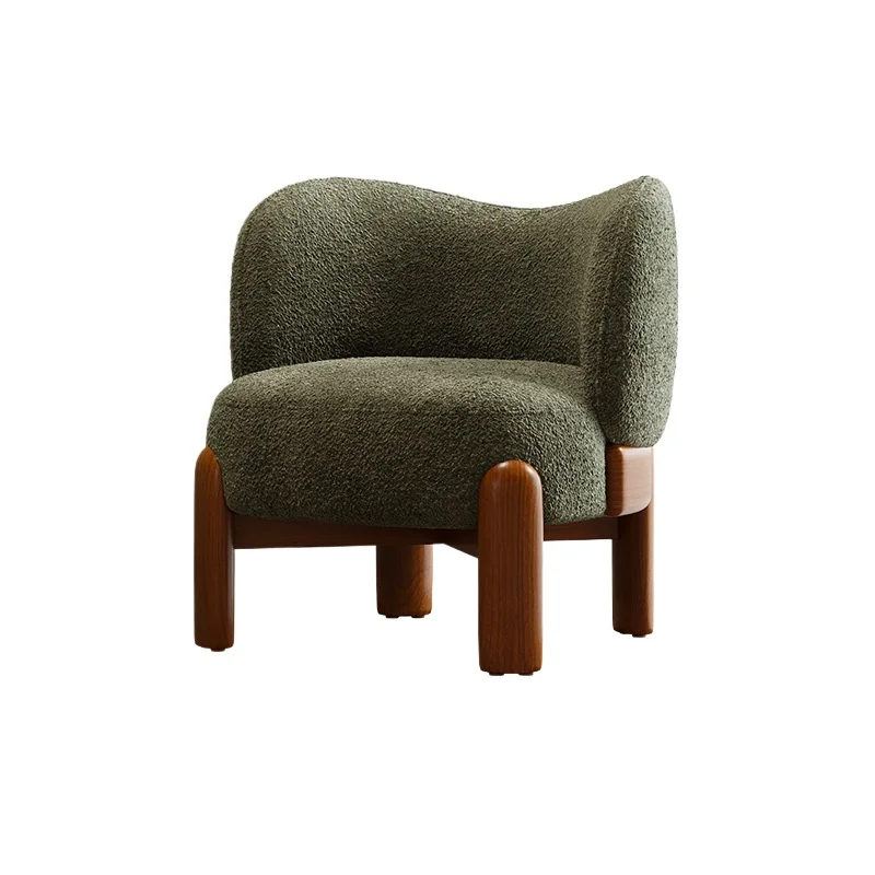 Nordic home fabric sofa chair balcony leisure chair backrest living room solid wood single sofa chair
Nordic home fabric sofa chair balcony leisure chair backrest living room solid wood single sofa chair