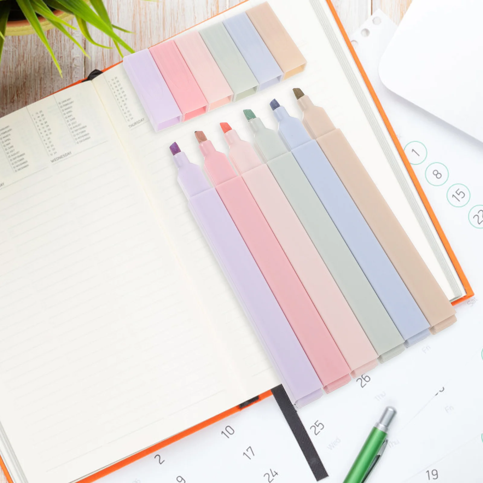6 PCS Highlighter Chart Markers Stationery Multiple Color Pen Pens for School Scrapbooking
6 PCS Highlighter Chart Markers Stationery Multiple Color Pen Pens for School Scrapbooking