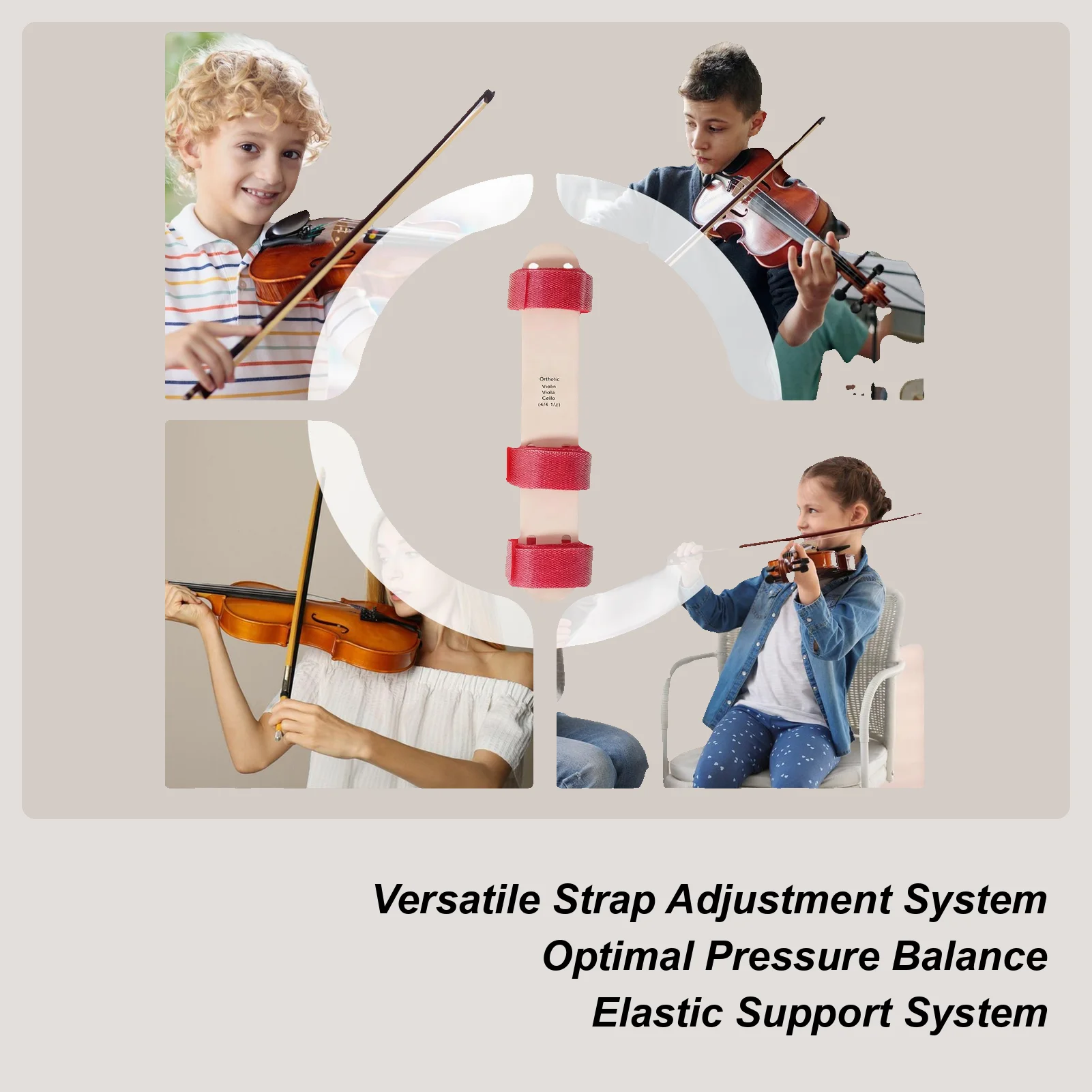 Violin Wrist Practice Aid Adjustable Violin Learning Aid Straight Wrist Trainer For Kids Beginners Violinists Music Lessons