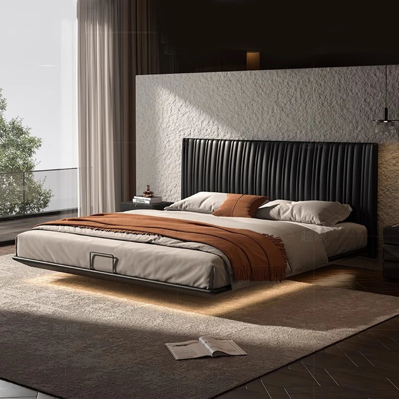 Modern Bedroom Bed Frame Double Luxury Wooden Massage Bed Safe Sleeping Platform Leather Letto Matrimoniale Trendy Furniture
Modern Bedroom Bed Frame Double Luxury Wooden Massage Bed Safe Sleeping Platform Leather Letto Matrimoniale Trendy Furniture