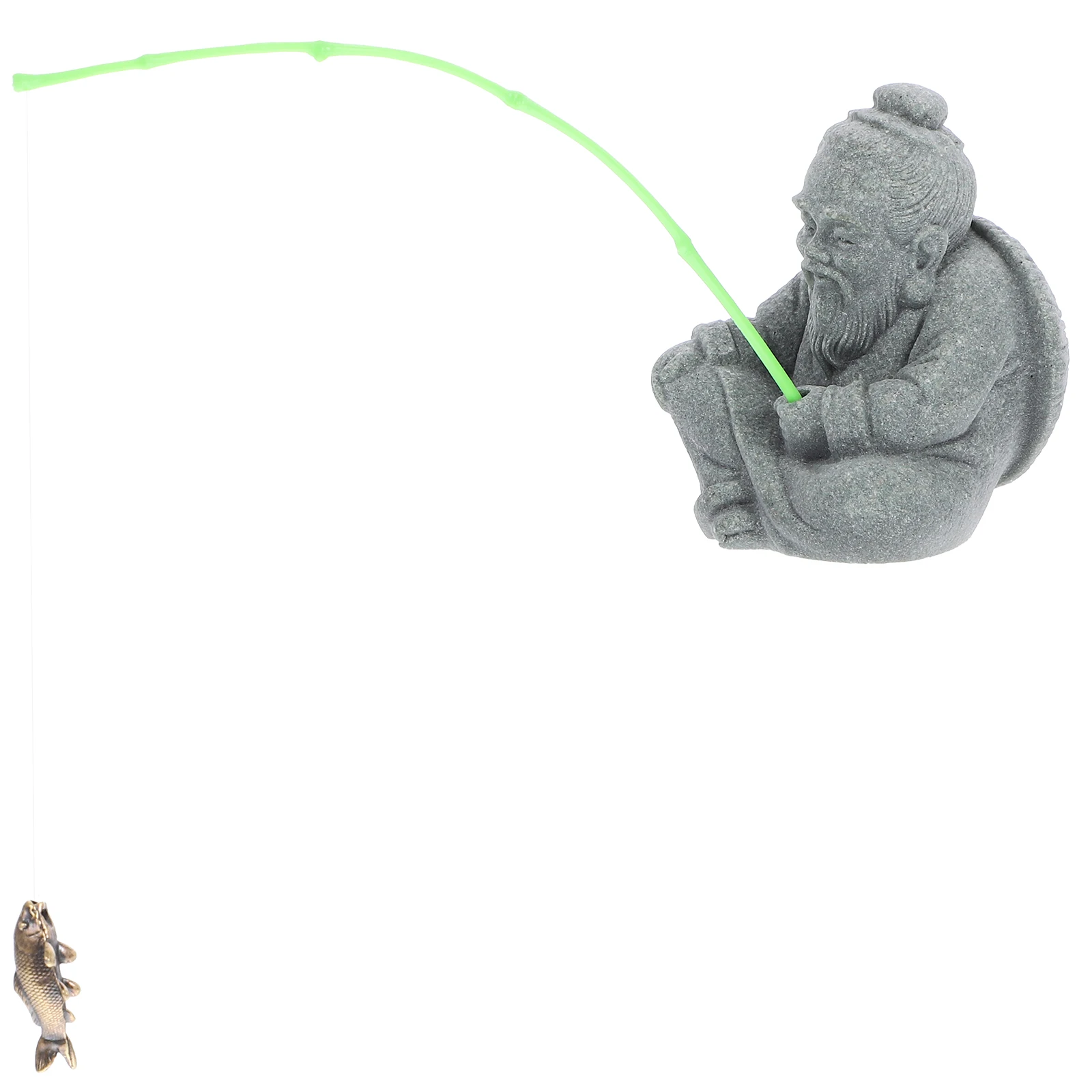 Elderly Fishing Statue Resin Mini Model Craft Small Size Shallow Gray H0179 Fish Tank Decor nament Desktop Adornment Tranquility
Elderly Fishing Statue Resin Mini Model Craft Small Size Shallow Gray H0179 Fish Tank Decor nament Desktop Adornment Tranquility