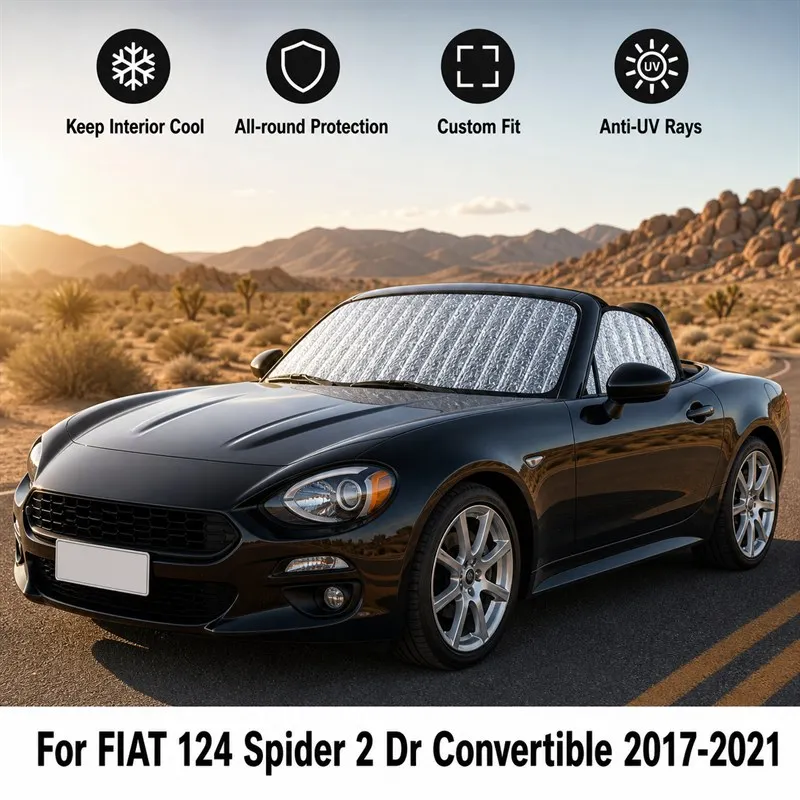 For FIAT 124 Spider 2 Dr Convertible 2017-2021 Car Window Sunshades UV Block Privacy Heat Insulated Foldable Car Curtain
For FIAT 124 Spider 2 Dr Convertible 2017-2021 Car Window Sunshades UV Block Privacy Heat Insulated Foldable Car Curtain