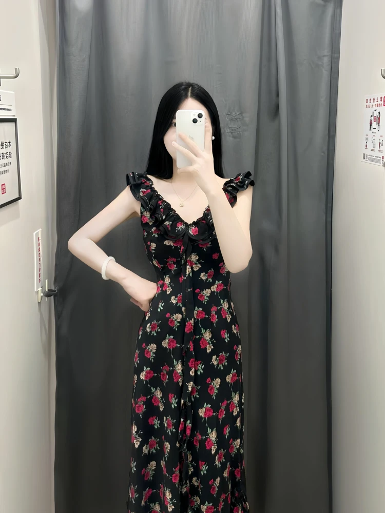 Stunning Floral Print Off-Shoulder Maxi Dress Women Summer 2026 New Waist-Cinched Holiday Long Dress Beautiful A-Line Skirt
Stunning Floral Print Off-Shoulder Maxi Dress Women Summer 2026 New Waist-Cinched Holiday Long Dress Beautiful A-Line Skirt