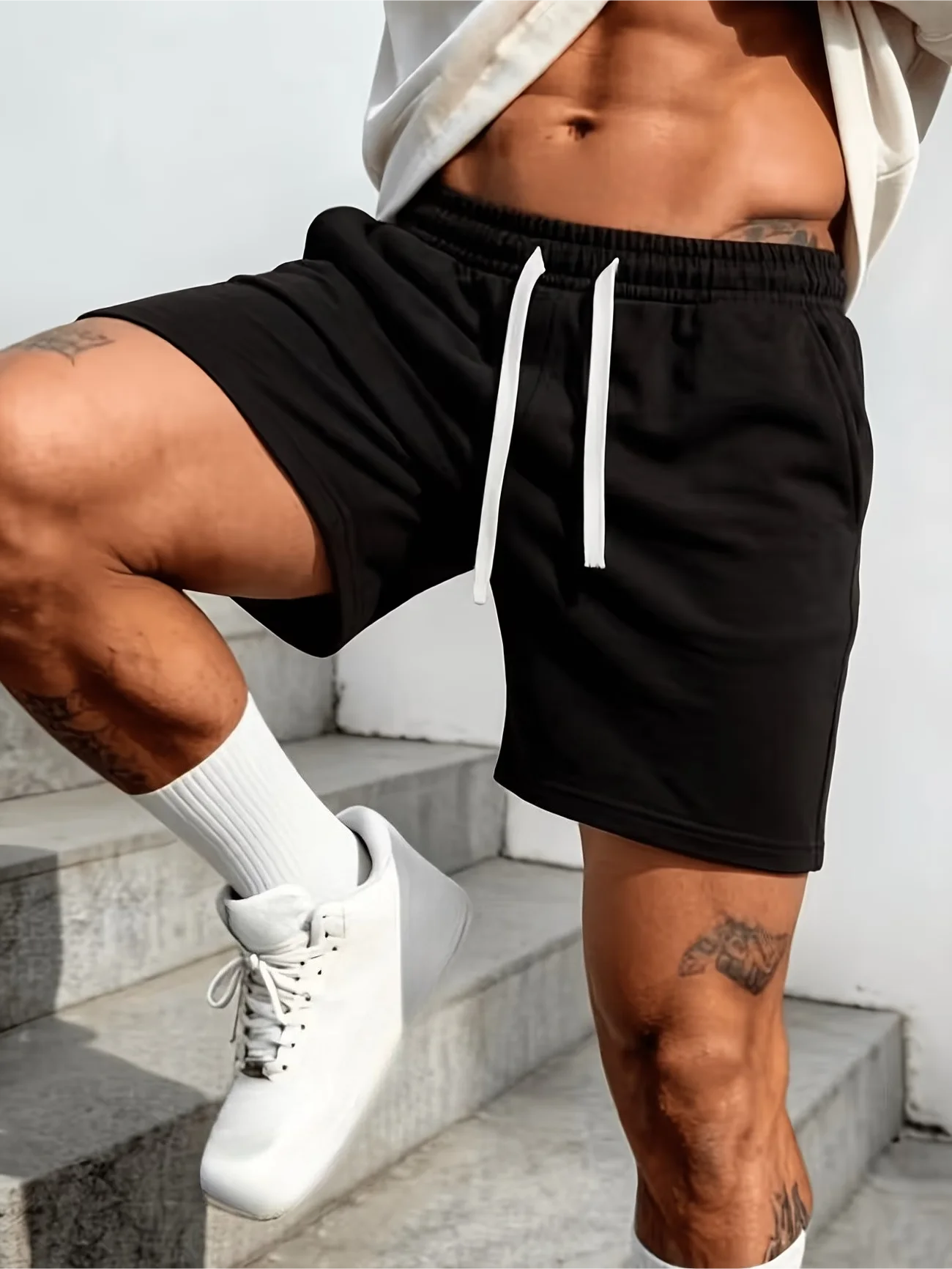 Fitness Men's Summer Streetwear Casual Shorts Drawstring Athletic Shorts Loose Women Cotton Sweatpants Sports Jogging Beach Pant
Fitness Men's Summer Streetwear Casual Shorts Drawstring Athletic Shorts Loose Women Cotton Sweatpants Sports Jogging Beach Pant