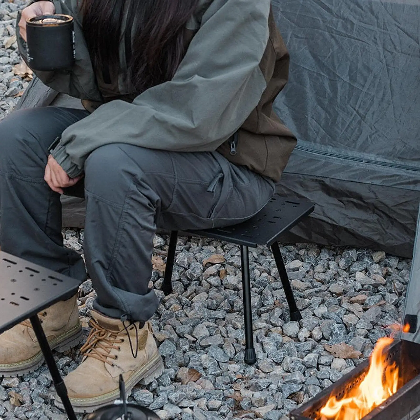 Camping Stool Small Foldable Chair with Side Hooks Foot Stool Mini Folding Stool Camp Stool for Backpacking BBQ Travel Picnic
Camping Stool Small Foldable Chair with Side Hooks Foot Stool Mini Folding Stool Camp Stool for Backpacking BBQ Travel Picnic