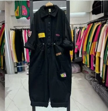 2026 Spring and Autumn New Women's Cowboy Jumpsuit Loose Oversize Splicing High Waist Jumpsuit
2026 Spring and Autumn New Women's Cowboy Jumpsuit Loose Oversize Splicing High Waist Jumpsuit
