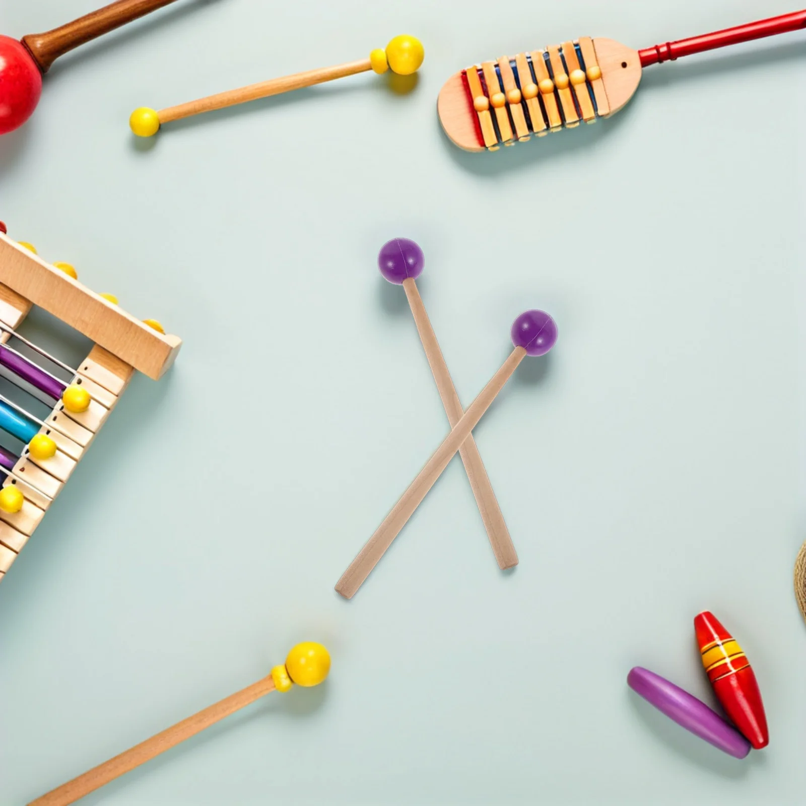 2Pairs Xylophone Mallets Hard Maple Drumsticks for Glockenspiel Tongue Drum Marimba Percussion Music Instrument Beaters
2Pairs Xylophone Mallets Hard Maple Drumsticks for Glockenspiel Tongue Drum Marimba Percussion Music Instrument Beaters