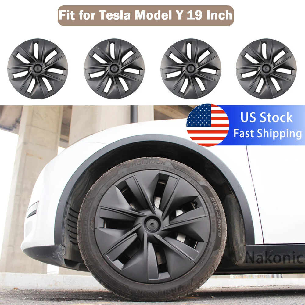 4PCS Classical Design Hub Cap Fit for Tesla Model Y 2021-2023 19 Inch Wheel Cover Replacement Retrofit Parts Full Cover
4PCS Classical Design Hub Cap Fit for Tesla Model Y 2021-2023 19 Inch Wheel Cover Replacement Retrofit Parts Full Cover