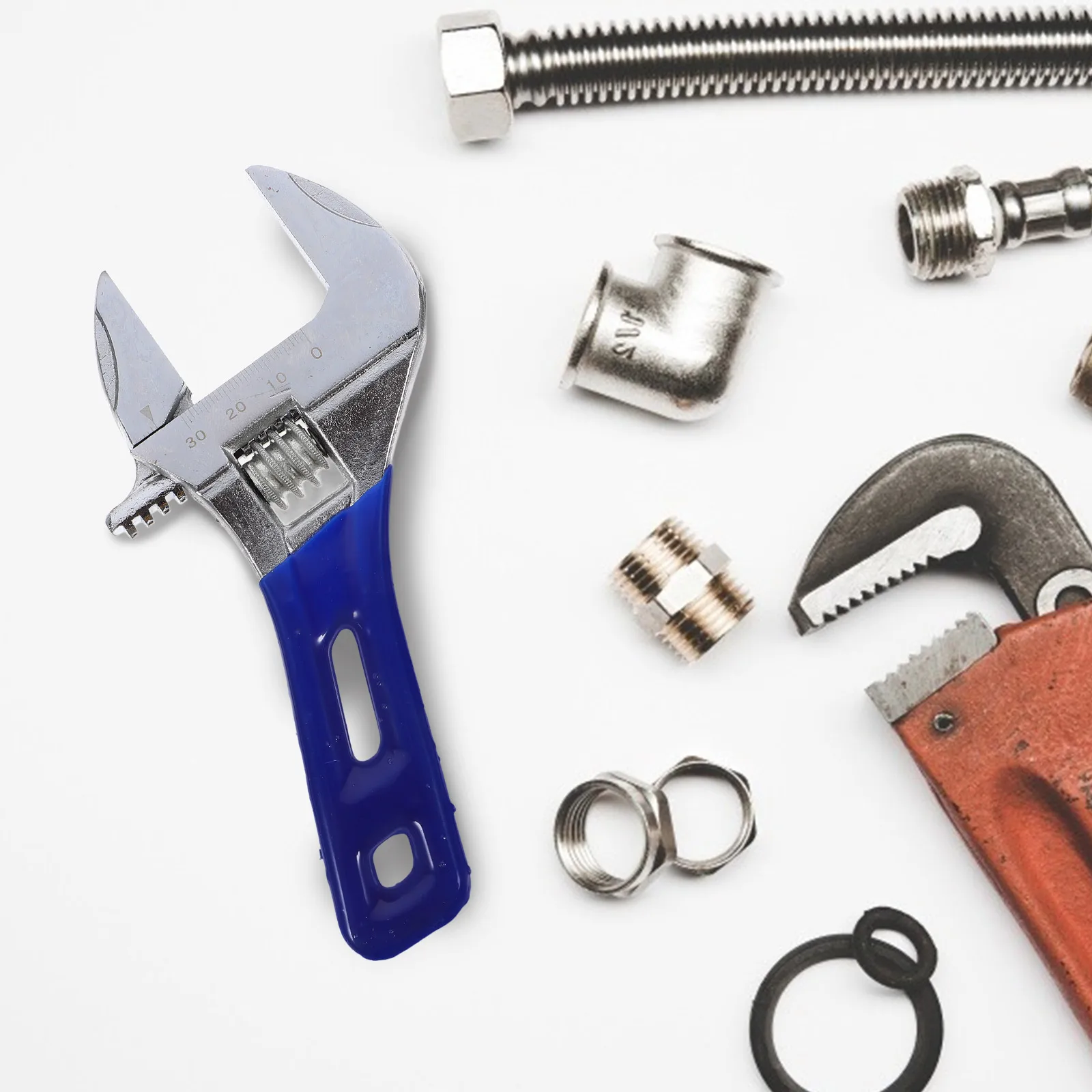 Multifunctional Adjustable Wrench Large Opening Plumbing Tools Durable Steel Spanner Sprinkler Adjustment Wrenches Bathroom
Multifunctional Adjustable Wrench Large Opening Plumbing Tools Durable Steel Spanner Sprinkler Adjustment Wrenches Bathroom