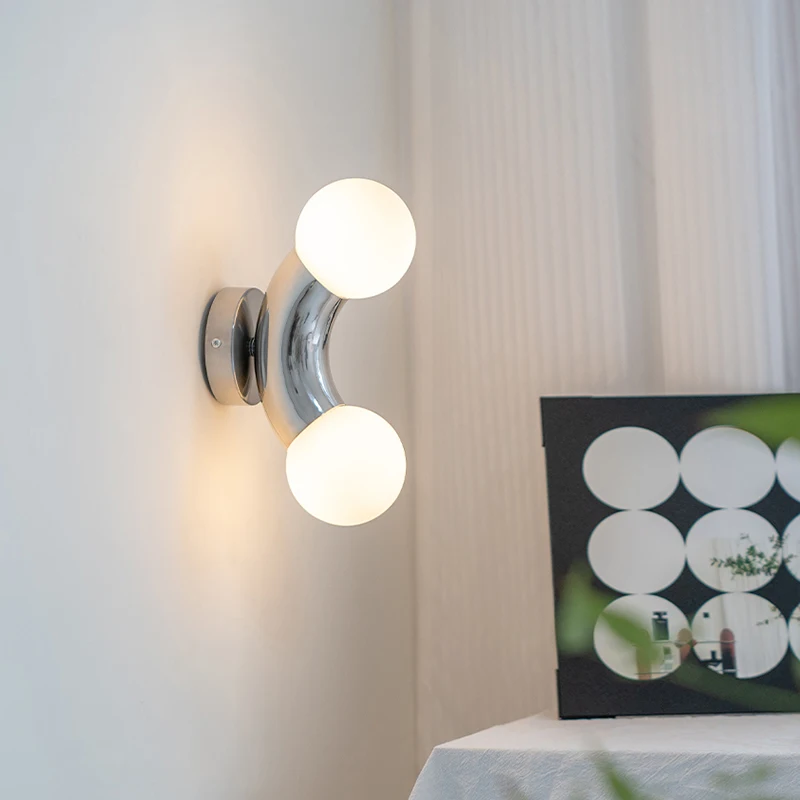 Bauhaus Silver Wall Light Modern Entrance Lighting Restaurant Hotel Coffee Shop Aisle Wall Lamp Romantic Home Decor LED Lighting
Bauhaus Silver Wall Light Modern Entrance Lighting Restaurant Hotel Coffee Shop Aisle Wall Lamp Romantic Home Decor LED Lighting