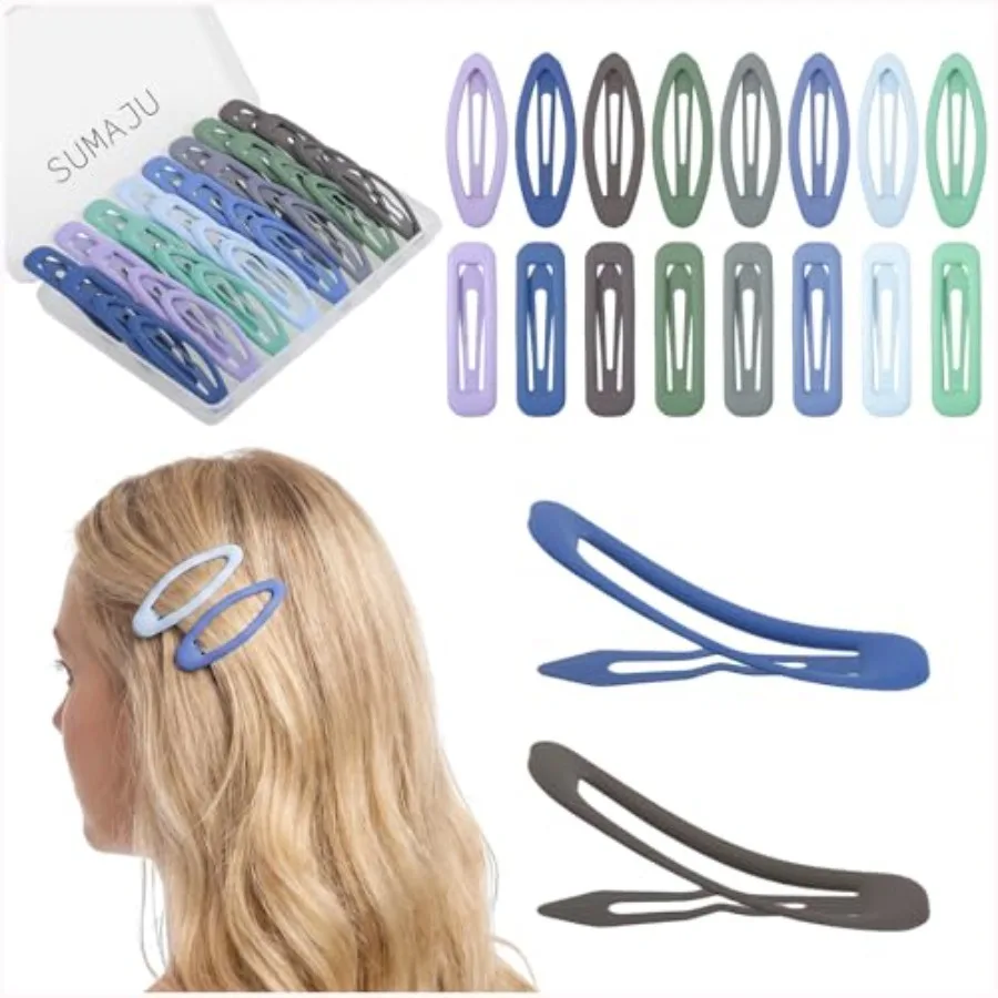 32Pcs Hair Clips Barrettes for Women Girls, 2 Inch Small Metal Snap Flat Hair Clip for Styling Thin Fine Cute Accessories, 2 St
32Pcs Hair Clips Barrettes for Women Girls, 2 Inch Small Metal Snap Flat Hair Clip for Styling Thin Fine Cute Accessories, 2 St