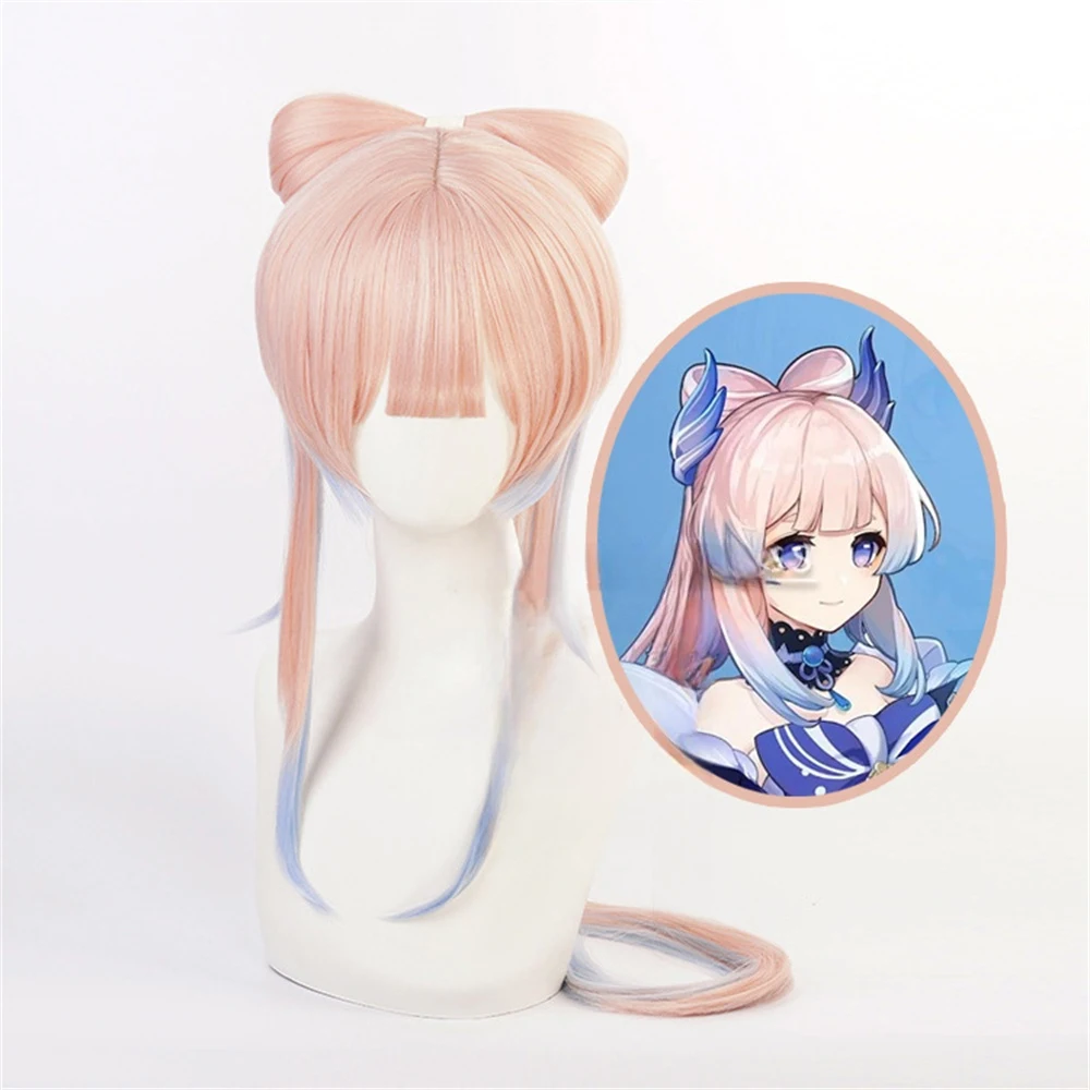 Sangonomiya Kokomi Cosplay Wig Pink Mixed Blue Heat Resistant Synthetic Anime Impact Kokomi Wig+Wig Cap
Sangonomiya Kokomi Cosplay Wig Pink Mixed Blue Heat Resistant Synthetic Anime Impact Kokomi Wig+Wig Cap