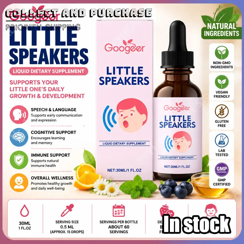 Little Speakers Liquid Drops Supplement for Kids Daily Speech Language Wellness Support Vitamin and Mineral Natural Ingredients
Little Speakers Liquid Drops Supplement for Kids Daily Speech Language Wellness Support Vitamin and Mineral Natural Ingredients