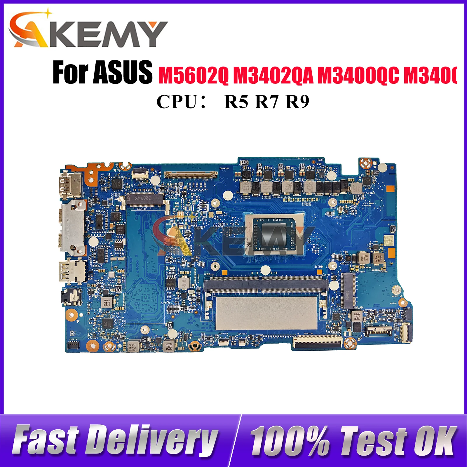 M3402QA Материнская плата для ноутбука ASUS VivoBook M3402QA M3402Q M5602Q Материнская плата для ноутбука с процессором R5 R7 R9, 100% тестирование, ОК, быстрая доставка
M3402QA Материнская плата для ноутбука ASUS VivoBook M3402QA M3402Q M5602Q Материнская плата для ноутбука с процессором R5 R7 R9, 100% тестирование, ОК, быстрая доставка
