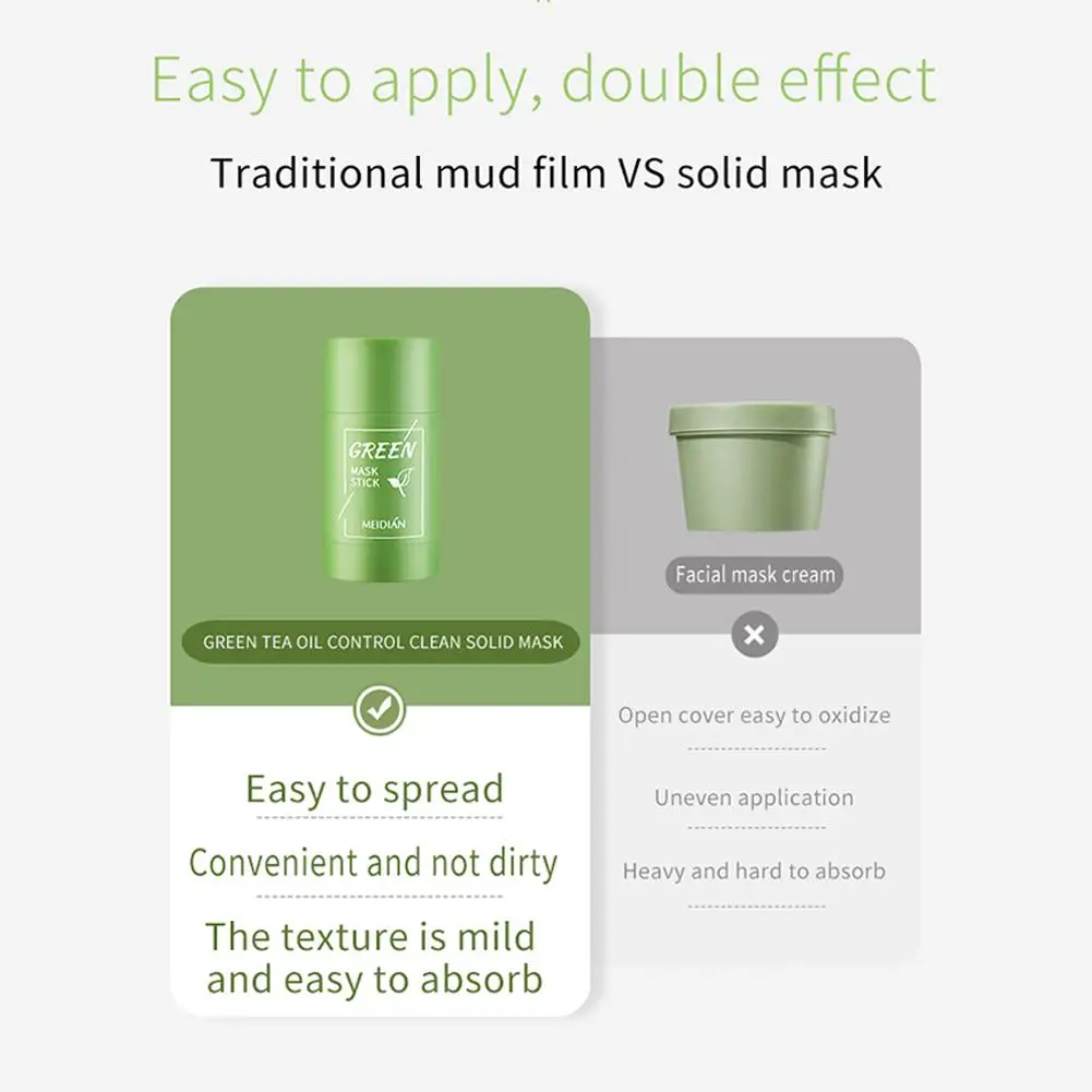 Green Tea Solid Cleansing Mask Dispel Acne Blemish Smearing Blackhead Hydrating Mask Remove Acne Mark 40g Film Mud C1F6
Green Tea Solid Cleansing Mask Dispel Acne Blemish Smearing Blackhead Hydrating Mask Remove Acne Mark 40g Film Mud C1F6