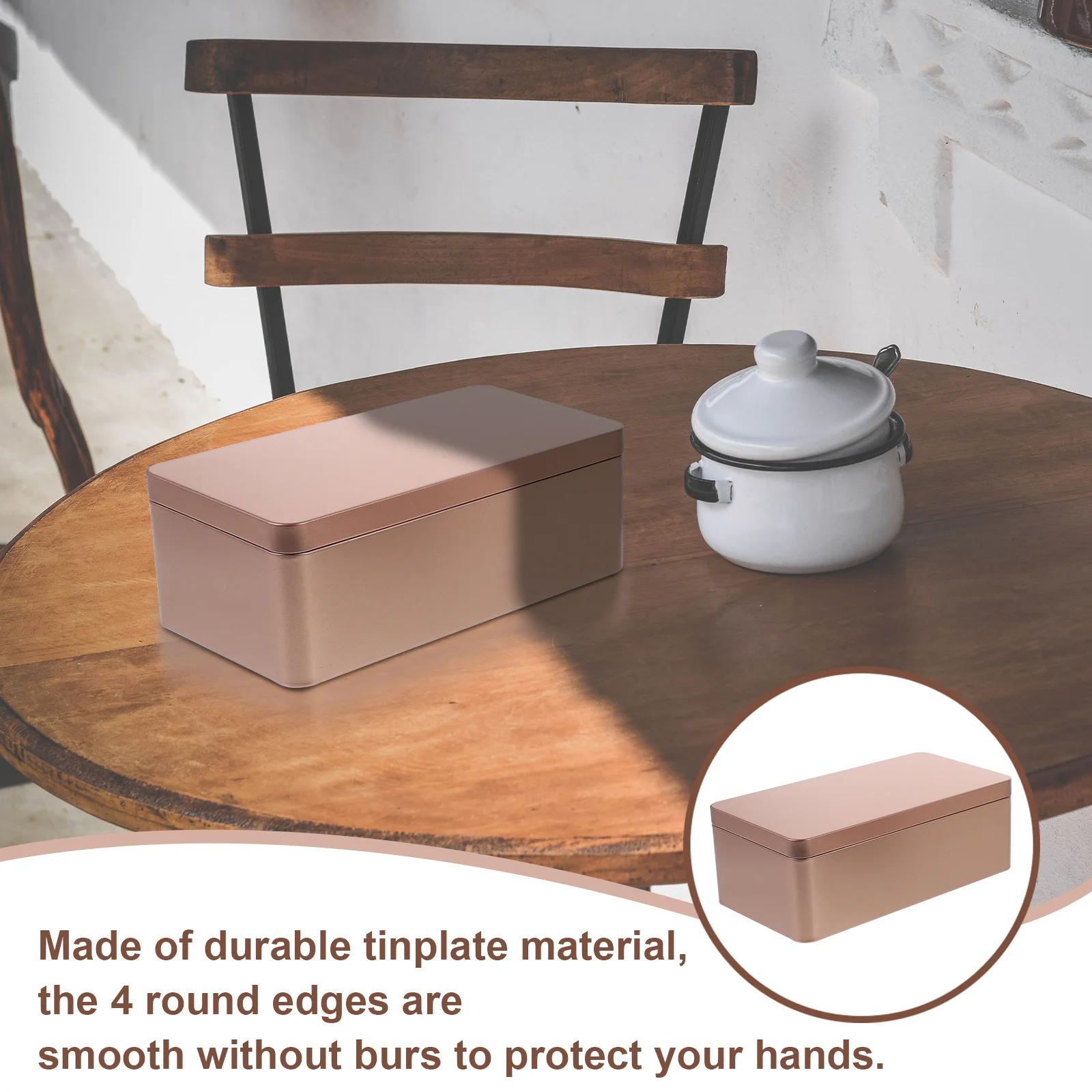 2Pcs Rectangular Tinplate Storage Box Tea Leaf Organizer Metal Container for Home and Travel Tinplate Box
2Pcs Rectangular Tinplate Storage Box Tea Leaf Organizer Metal Container for Home and Travel Tinplate Box