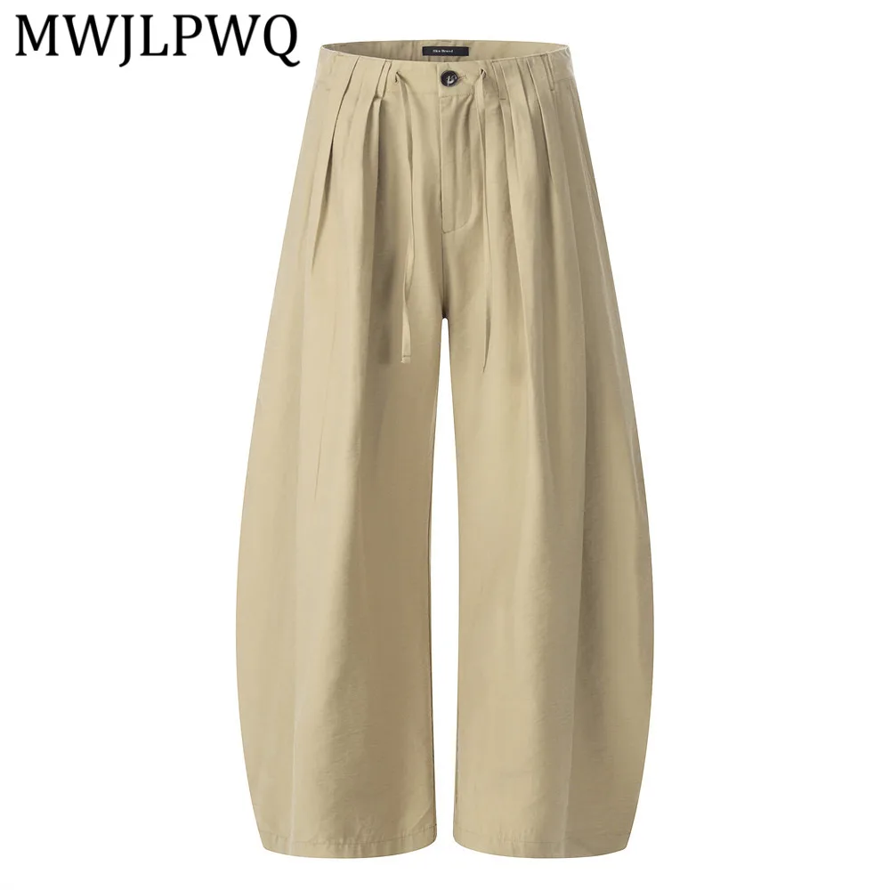 Мужские широкие брюки в американском стиле MWJLPWQ, однотонные, универсальные, со складками, на шнурке, стильные, 14432
Мужские широкие брюки в американском стиле MWJLPWQ, однотонные, универсальные, со складками, на шнурке, стильные, 14432