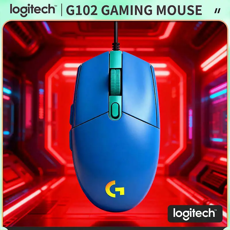 Проводная игровая мышь Logitech G102, отклик 1 мс, датчик HERO, цвета RGB, 6 кнопок для ПК и ноутбуков Mac, эргономичная ручка для дома
Проводная игровая мышь Logitech G102, отклик 1 мс, датчик HERO, цвета RGB, 6 кнопок для ПК и ноутбуков Mac, эргономичная ручка для дома