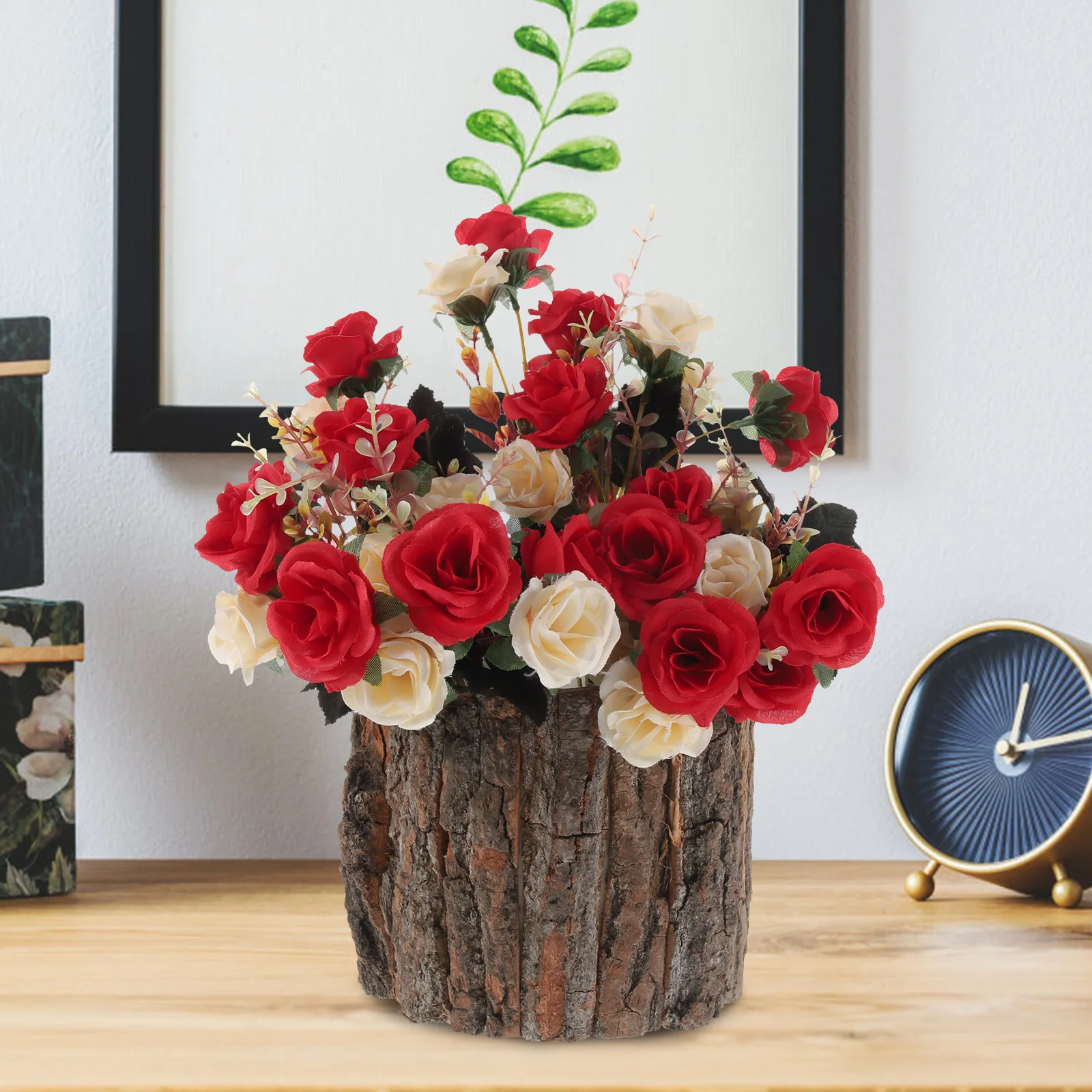 Flower Basket Arrangement Pot Decorative Planter Wooden Plants Bark Bucket Rustic Indoor Container Tree Stump Plant Pots
Flower Basket Arrangement Pot Decorative Planter Wooden Plants Bark Bucket Rustic Indoor Container Tree Stump Plant Pots