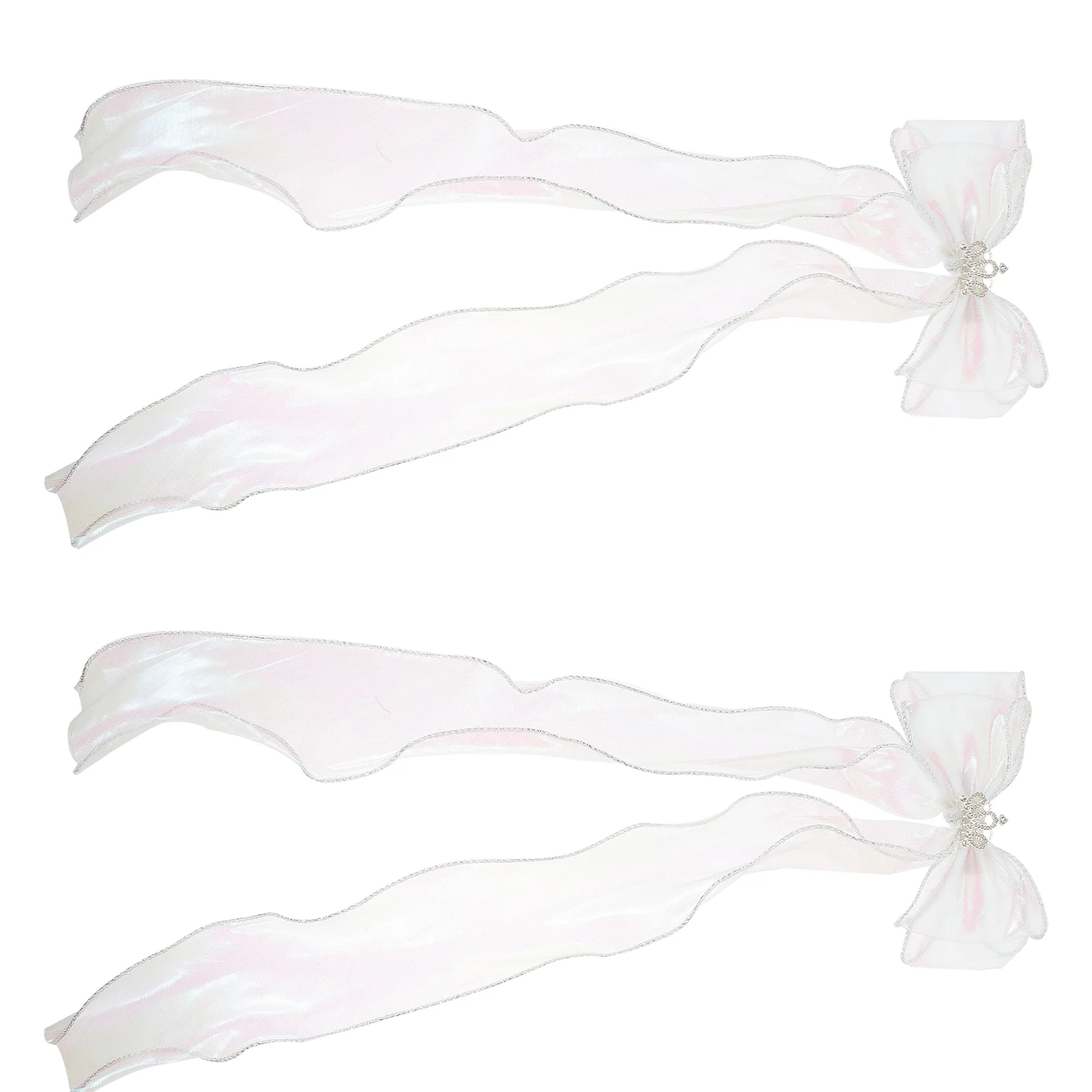 2 Pcs White Lace Bow Hair Clips Sparkling Crown Ribbon Fashionable Versatile Hairstyle Accessory Comfortable Hair Bow
2 Pcs White Lace Bow Hair Clips Sparkling Crown Ribbon Fashionable Versatile Hairstyle Accessory Comfortable Hair Bow