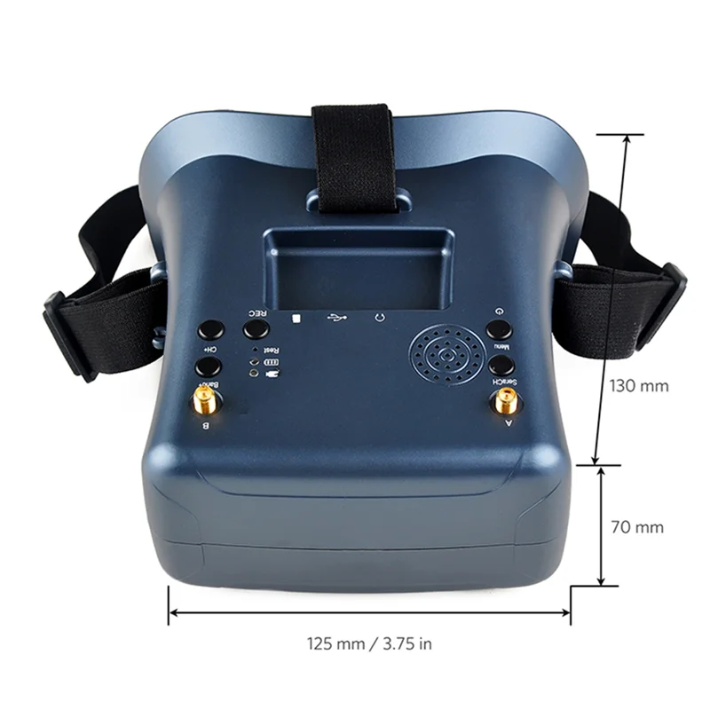 AT-008D FPV Goggle, 40-канальный приемник 5,8 ГГц с DVR, аккумулятор 3,7 В/2000 мАч, 4,3-дюймовый HD-дисплей 16: 9 для гоночного дрона BWhoop
AT-008D FPV Goggle, 40-канальный приемник 5,8 ГГц с DVR, аккумулятор 3,7 В/2000 мАч, 4,3-дюймовый HD-дисплей 16: 9 для гоночного дрона BWhoop