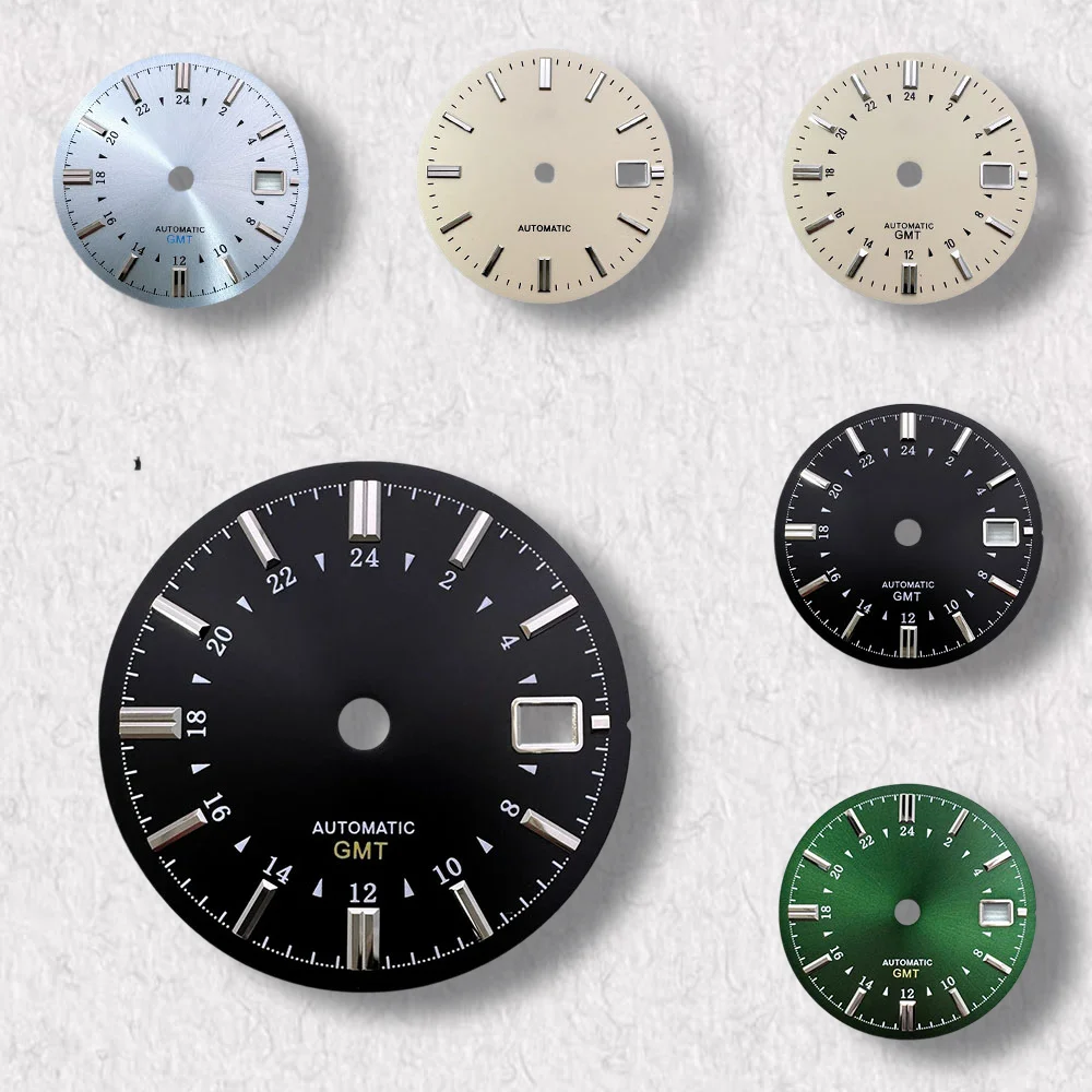 High Quality 31mm GS Logo GMT Dial With Sun Pattern Grand S Dial Suitable For NH34/35/36 Movement Watch Accessories
High Quality 31mm GS Logo GMT Dial With Sun Pattern Grand S Dial Suitable For NH34/35/36 Movement Watch Accessories