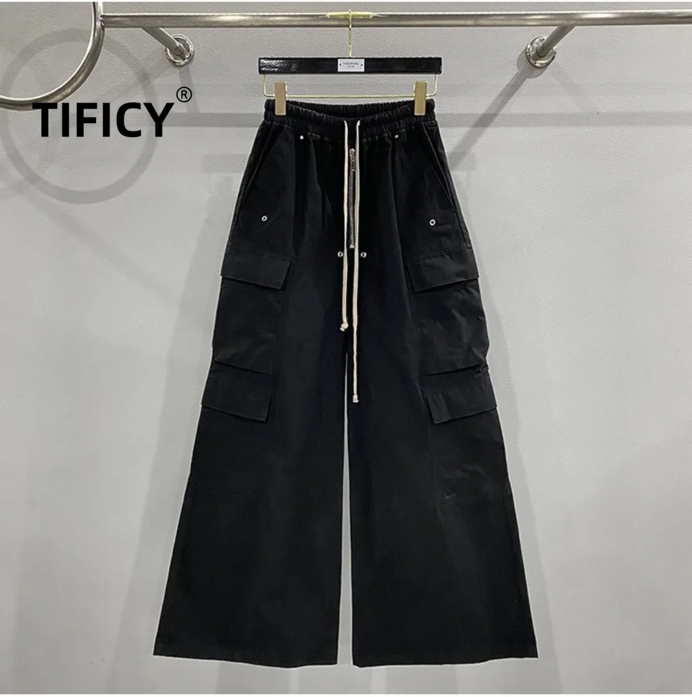 High Street Dark Ro Style Pants Men's Large Pocket Workwear Dark and Oversized Loose and Wide Leg Casual Black Pants
High Street Dark Ro Style Pants Men's Large Pocket Workwear Dark and Oversized Loose and Wide Leg Casual Black Pants