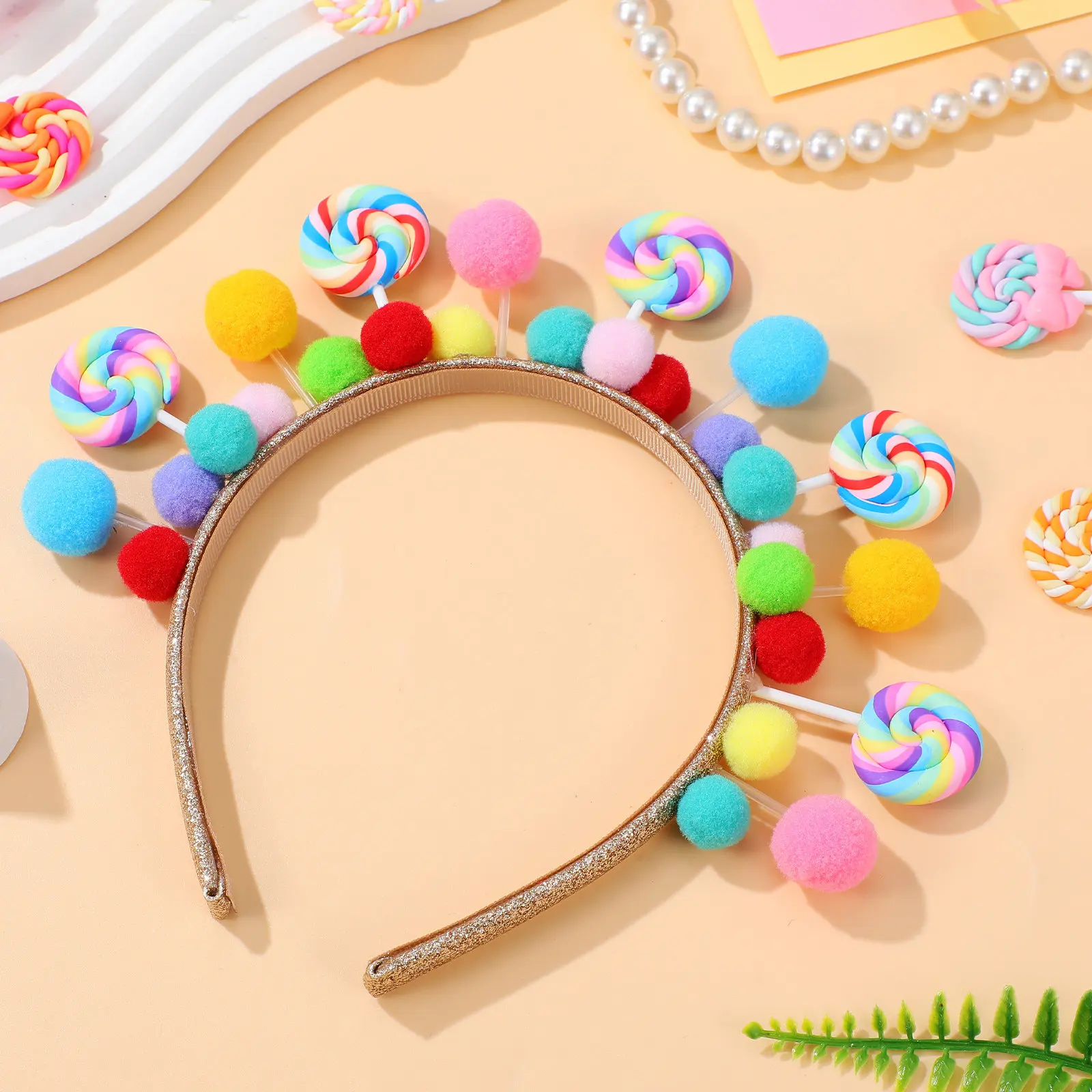 Cute Lollipop Headband Girls Cartoon Candy Hairband Party Birthday Holiday Princess Hair Accessories Costume Hairband
Cute Lollipop Headband Girls Cartoon Candy Hairband Party Birthday Holiday Princess Hair Accessories Costume Hairband