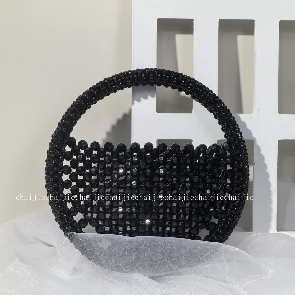 New Handmade Pearl Circle Spliced Bead Woven Bag for Casual Banquets Women's Handbag with Customizable Colors Ladies Bags
New Handmade Pearl Circle Spliced Bead Woven Bag for Casual Banquets Women's Handbag with Customizable Colors Ladies Bags