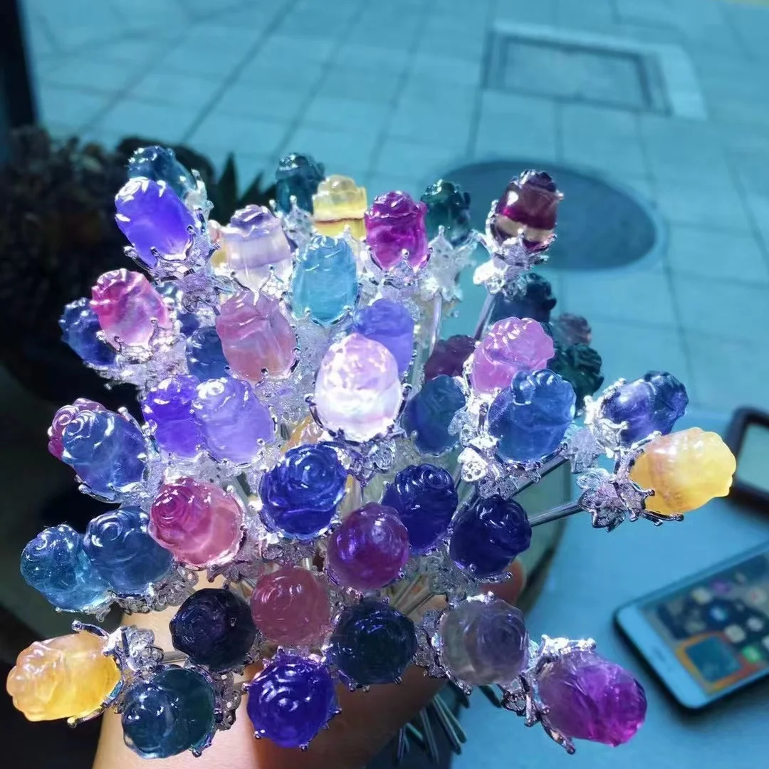 10pcs/bag natural random cute small fluorite rose flower hairpin home decoration gift girl gift
10pcs/bag natural random cute small fluorite rose flower hairpin home decoration gift girl gift