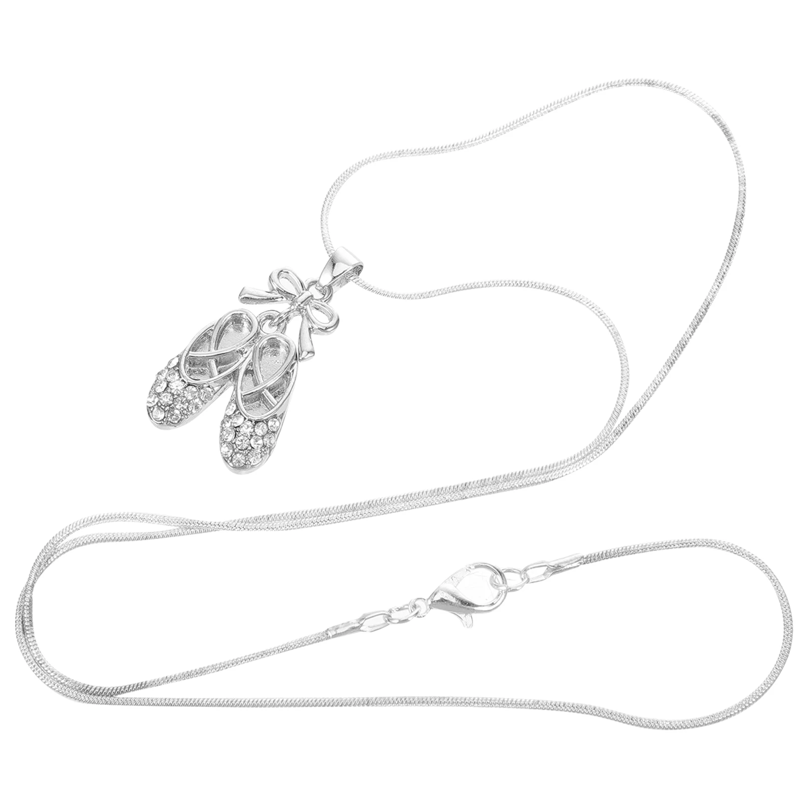 Ballet Shoes for Women Crystal Pendant Ballerina Crystal Ballet Shoe Necklace Clavicle Chain Jewelry Gift Accessories Charm
Ballet Shoes for Women Crystal Pendant Ballerina Crystal Ballet Shoe Necklace Clavicle Chain Jewelry Gift Accessories Charm