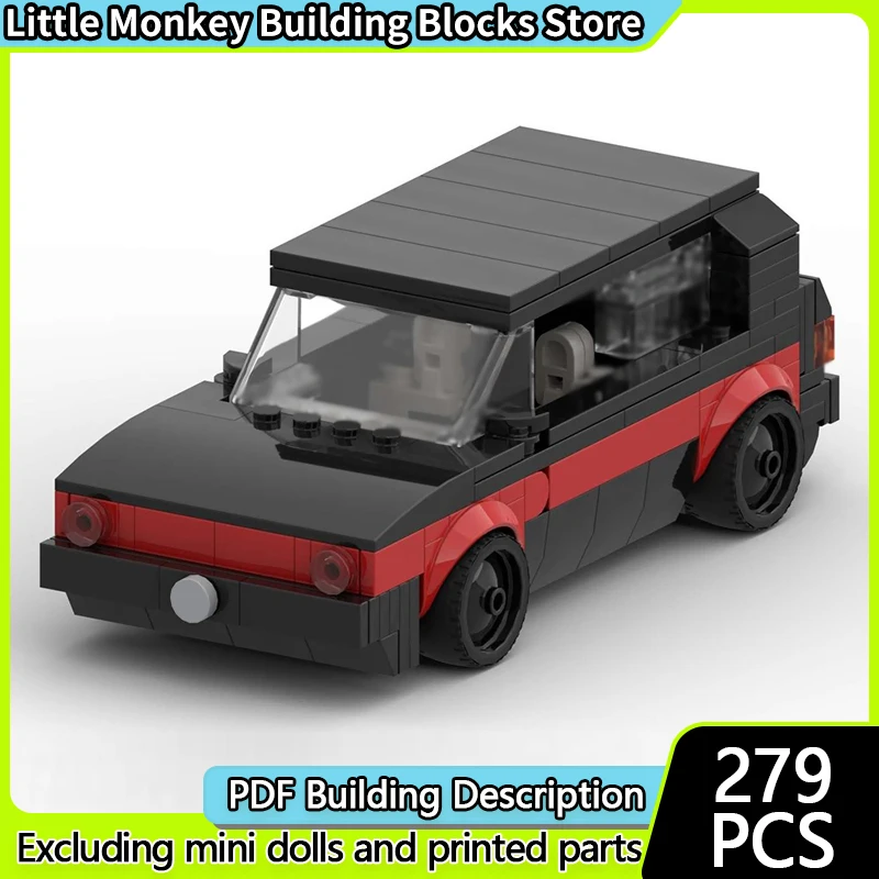Speed Racing Car Model MOC Building Bricks Rabbit Gti Sedan Modular Technology Children Holiday Gifts Assemble Toys Suit
Speed Racing Car Model MOC Building Bricks Rabbit Gti Sedan Modular Technology Children Holiday Gifts Assemble Toys Suit