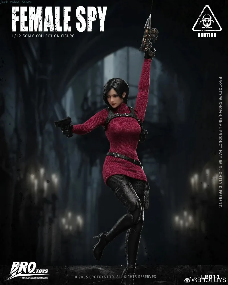In Stock Brotoys 1/12 LR011 Female Spy LR011 Zombie Evil Crisis Ada Wong Action Figure Collection Gift
In Stock Brotoys 1/12 LR011 Female Spy LR011 Zombie Evil Crisis Ada Wong Action Figure Collection Gift